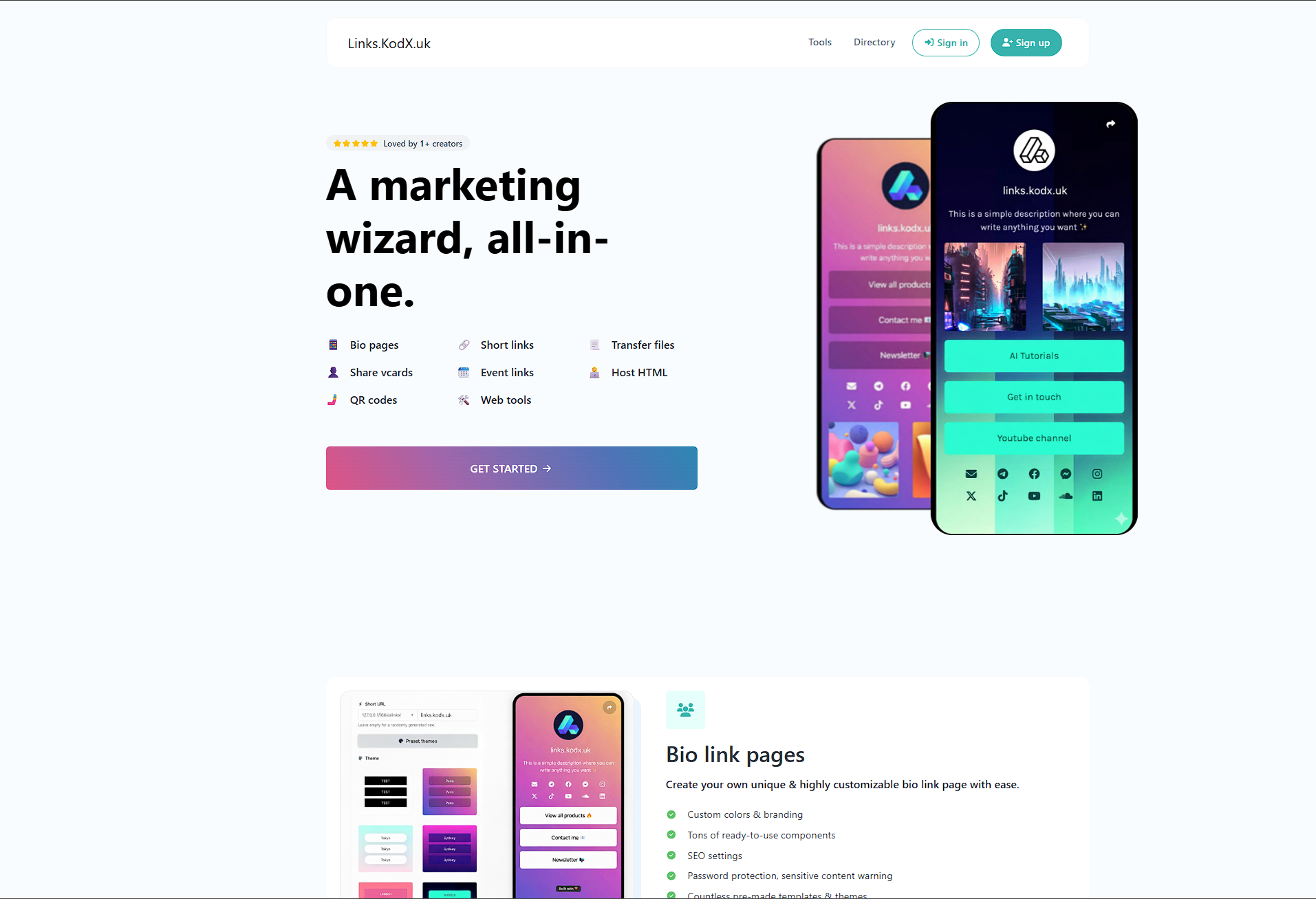 KodX Links: A single link management and exchange platform